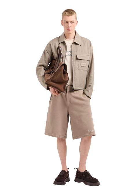 T-SHIRT IN JERSEY MISTO LYOCELL CON RICAMO LOGO ASV EMPORIO ARMANI | T-shirt | EM001033 AF10017M1052